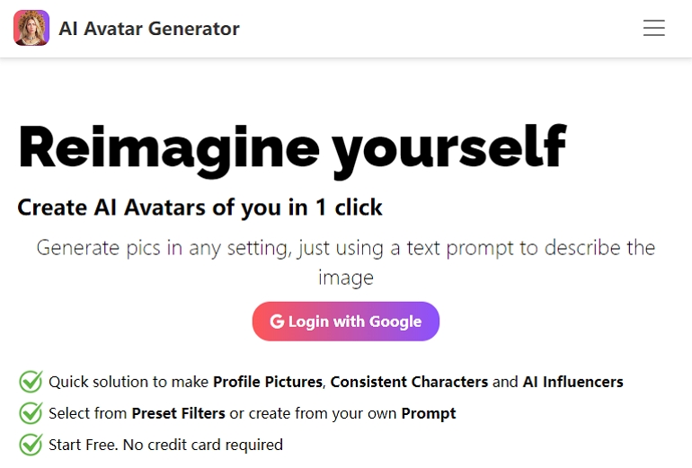 יצרנית אווטאר AI Avatar Generator