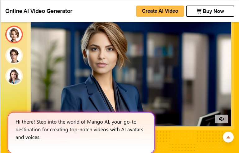 sarjakuva avatar Mango AI