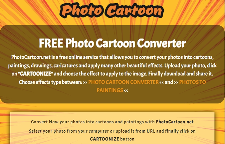 การ์ตูนอวาตาร์ PhotoCartoon