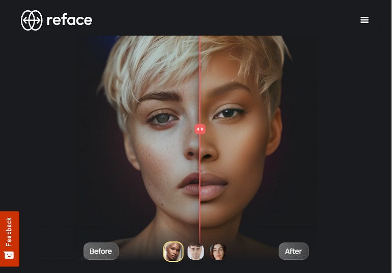 מחליף פנים Reface AI