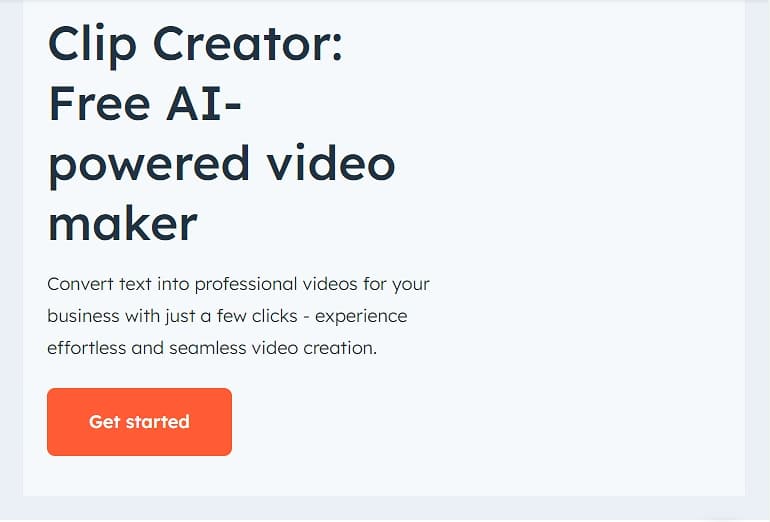 text to video Clip Creator