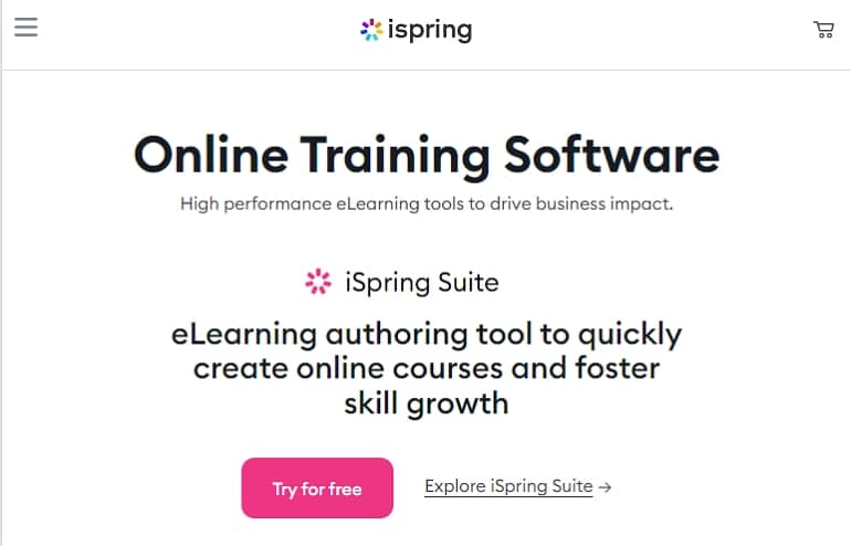 培訓視訊軟體 iSpring Suite