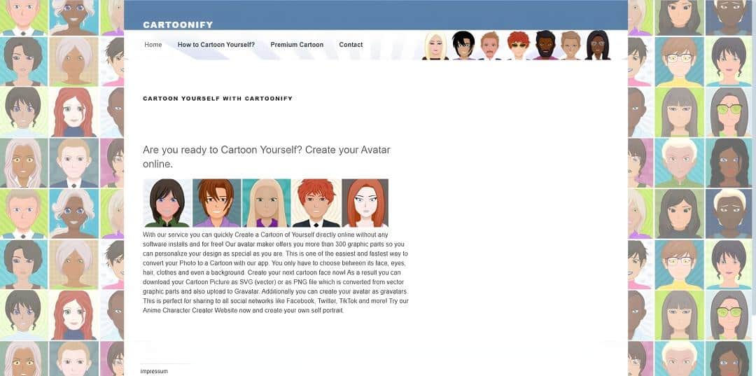 create-cartoon-avatar-Cartoonify