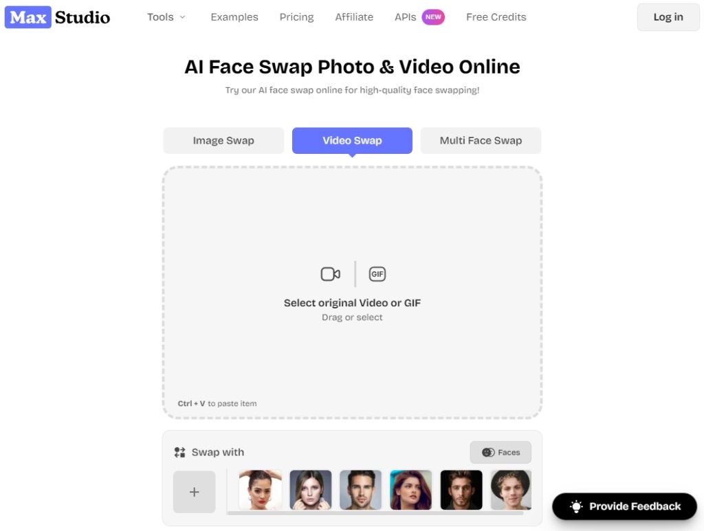 face swap video editor app