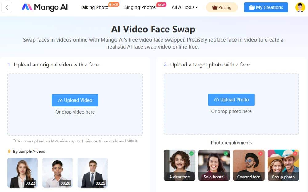 face swap video editor