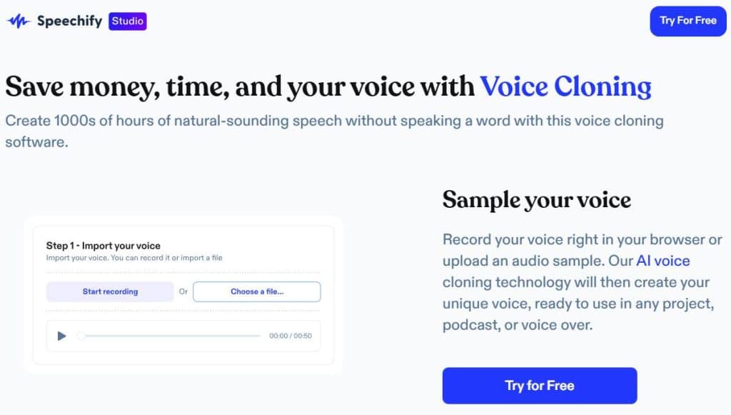 voice cloning software