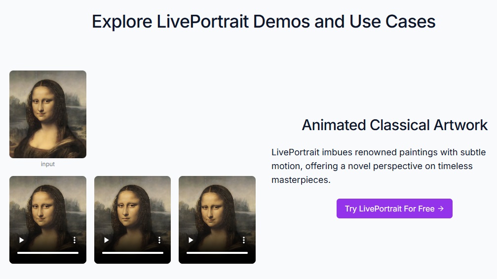 live portrait ai