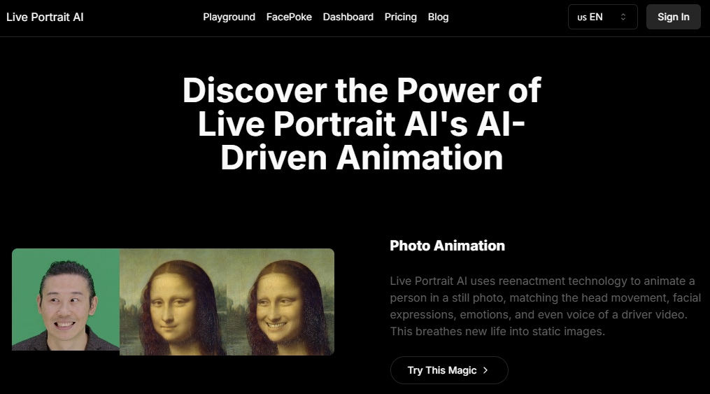 live portrait maker