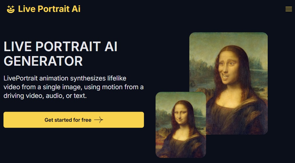 live portrait tool