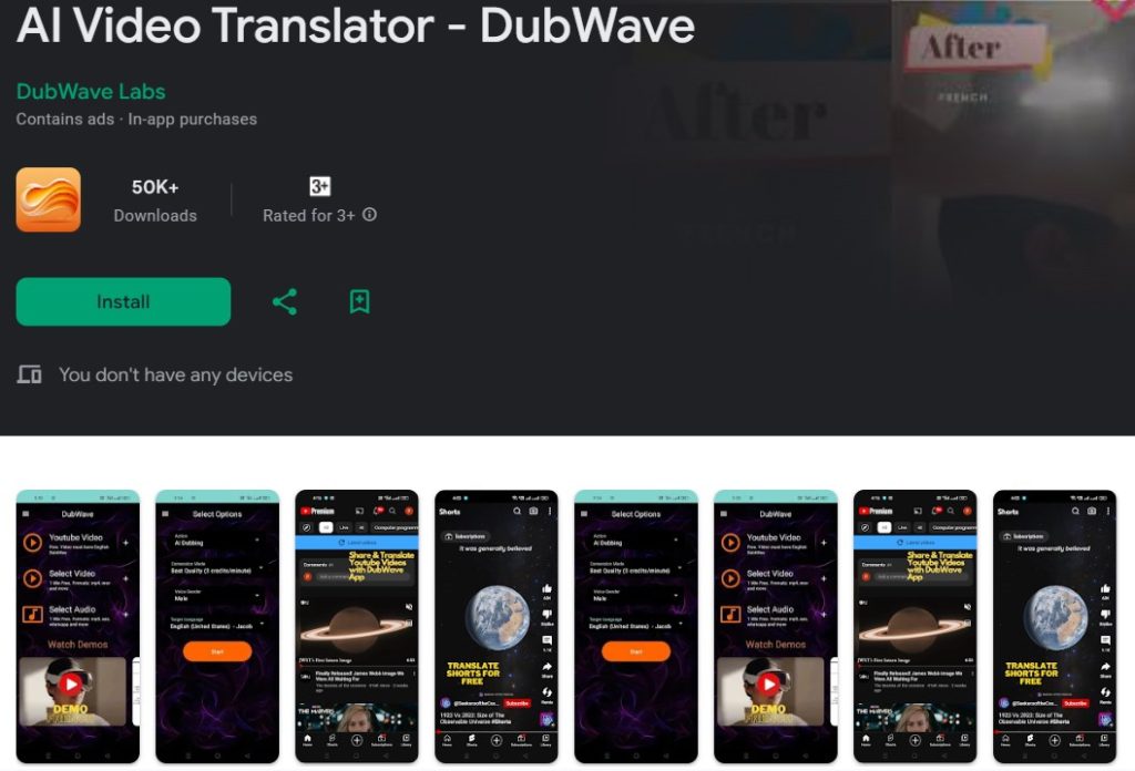 video translator app