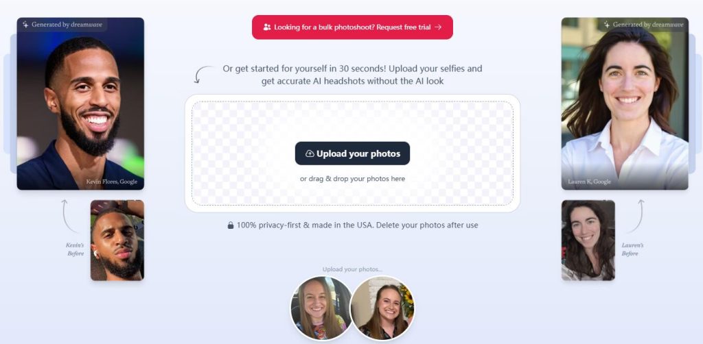 ai-headshot-generator-free-dreamwave