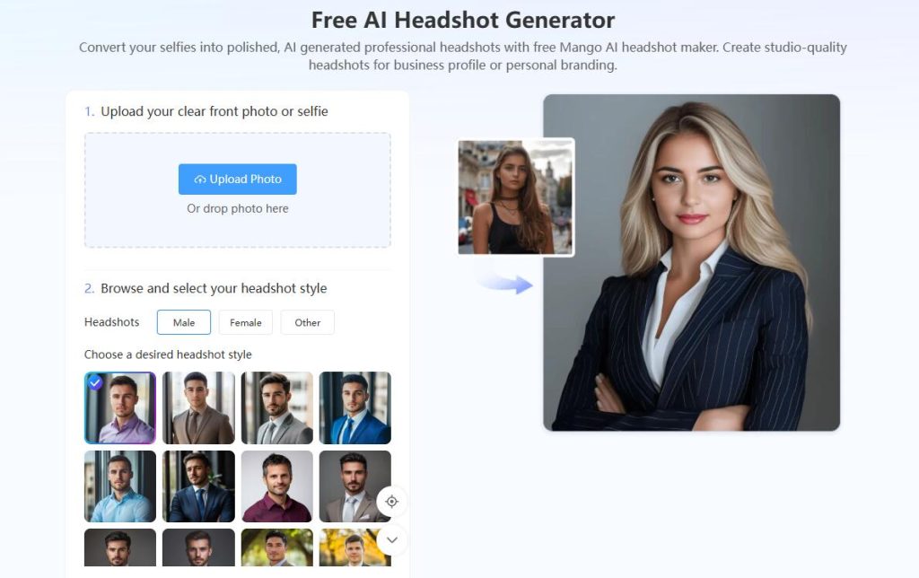 ai-headshot-generator-free-mangoai