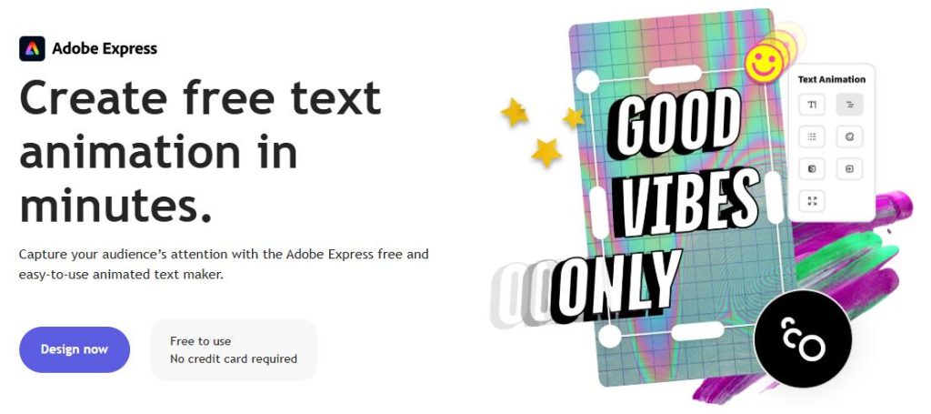 تحويل النص إلى رسوم متحركة من Adobe