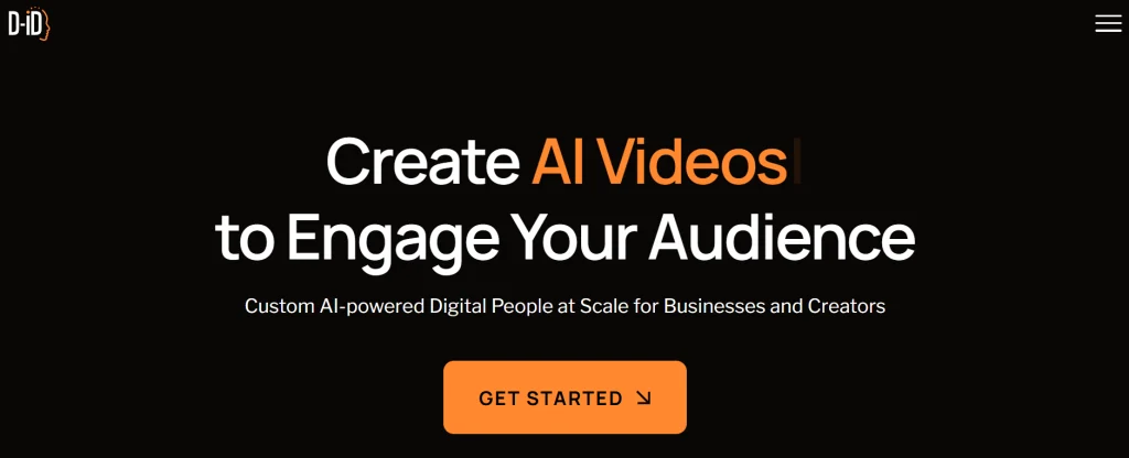 D-ID 動畫照片 ai
